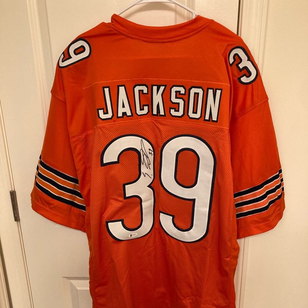 Eddie Jackson Autographed Jersey (Chicago Bears Style)